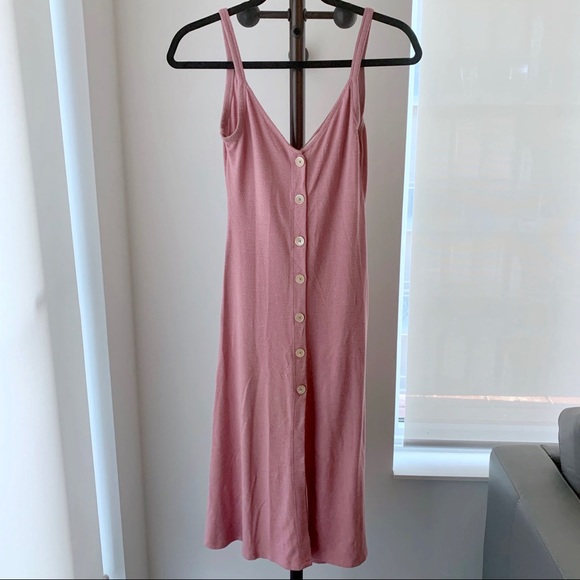 Wilfred Free Mairi Dress in Pastel Pink - Picture 2 of 9